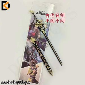 شمشیر دکوری سامورایی خفن طرح اژدها مشکی و طلایی